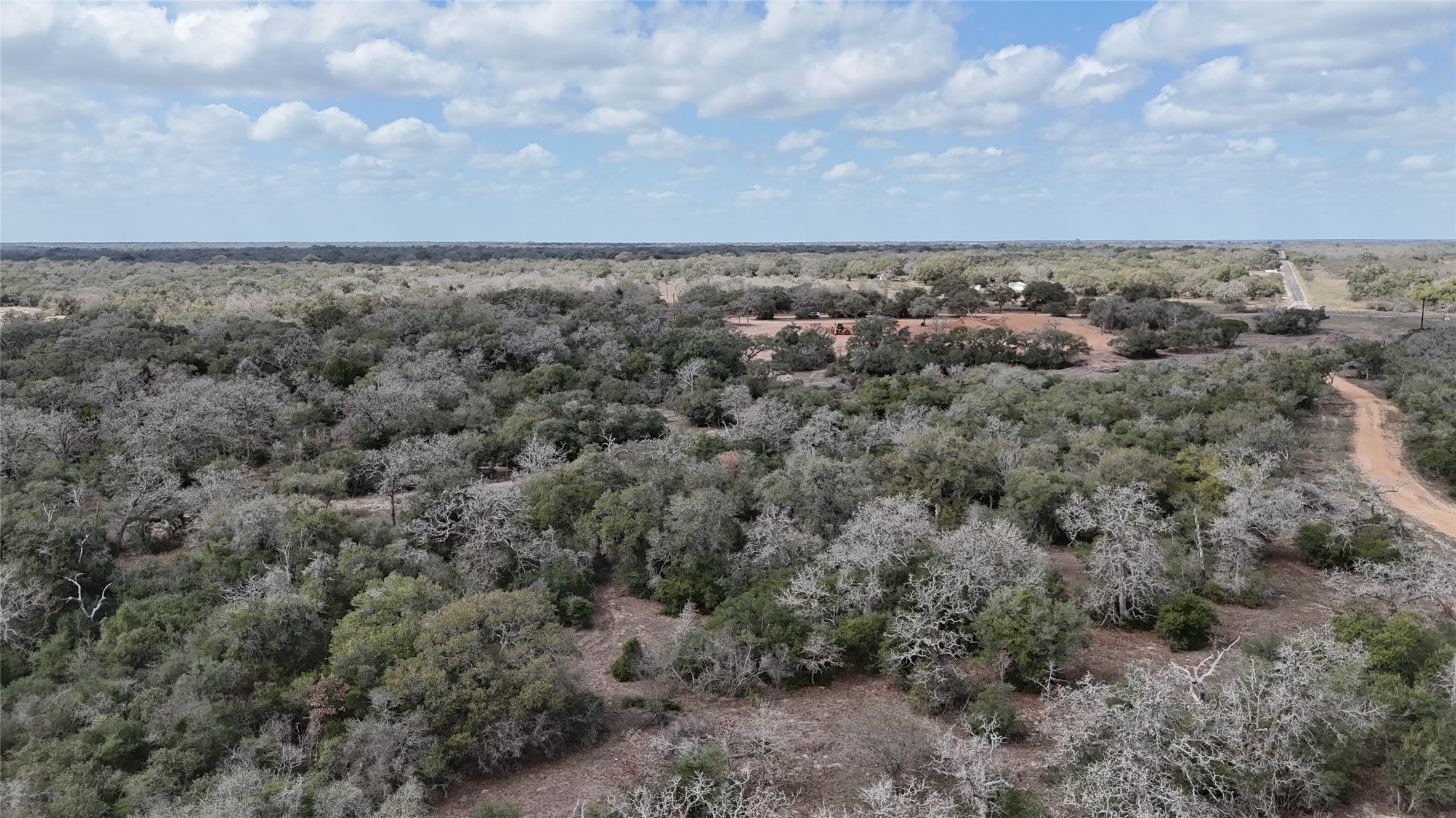24.68-acres Cattle Guard Road Cuero, TX 77954 - Photo 41 of 49 an aerial view of field and covered with fog