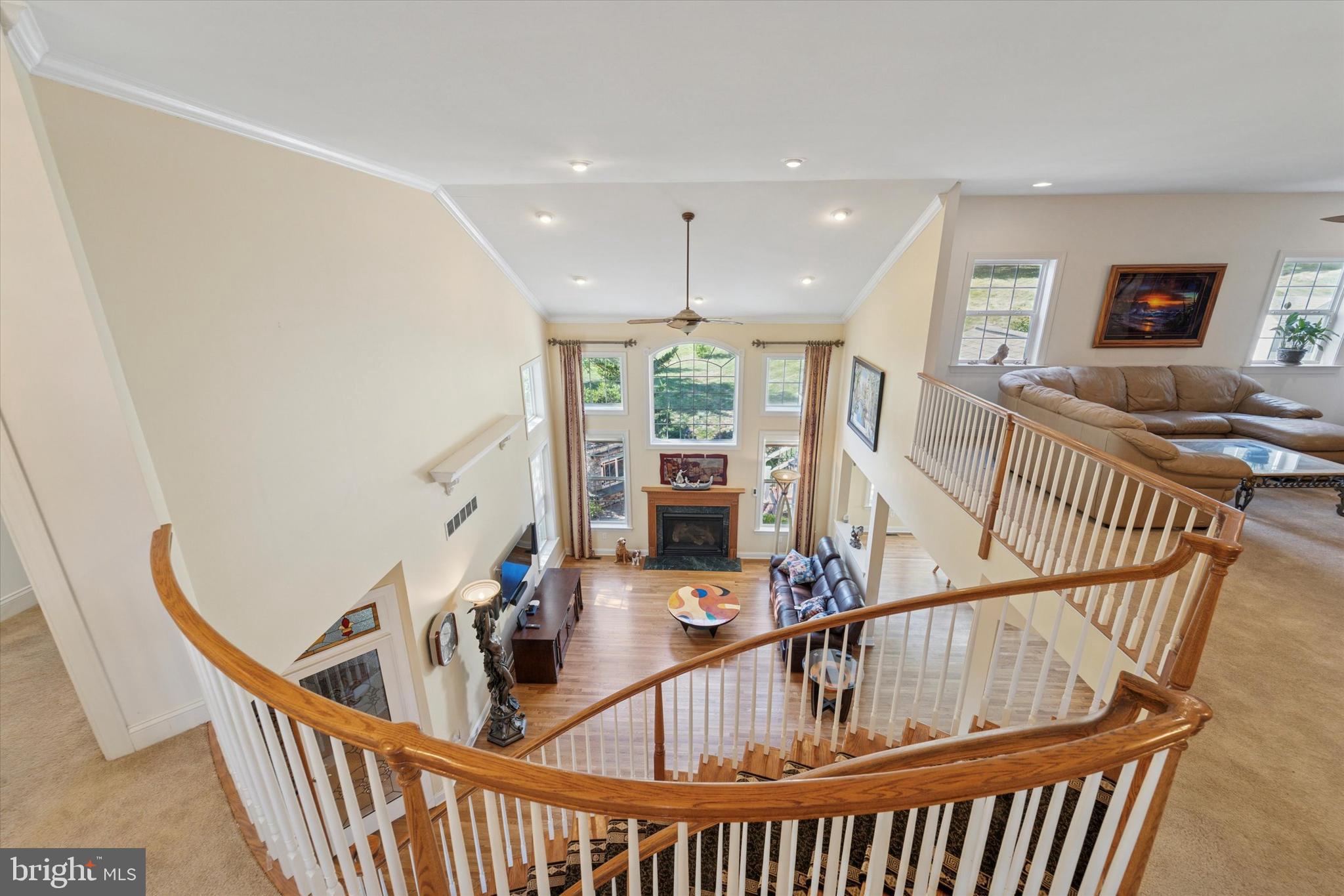 2001 Grenoble Road Coatesville, PA 19320 - Photo 18 of 45 a view of staircase with furniture and lots of wooden floor