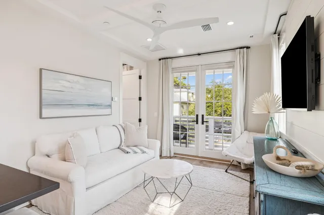 a view of a swimming pool with a lounge chairs