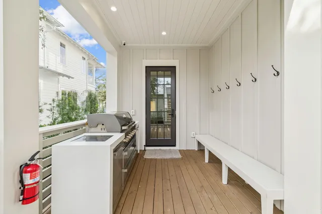 a room with storage and utility