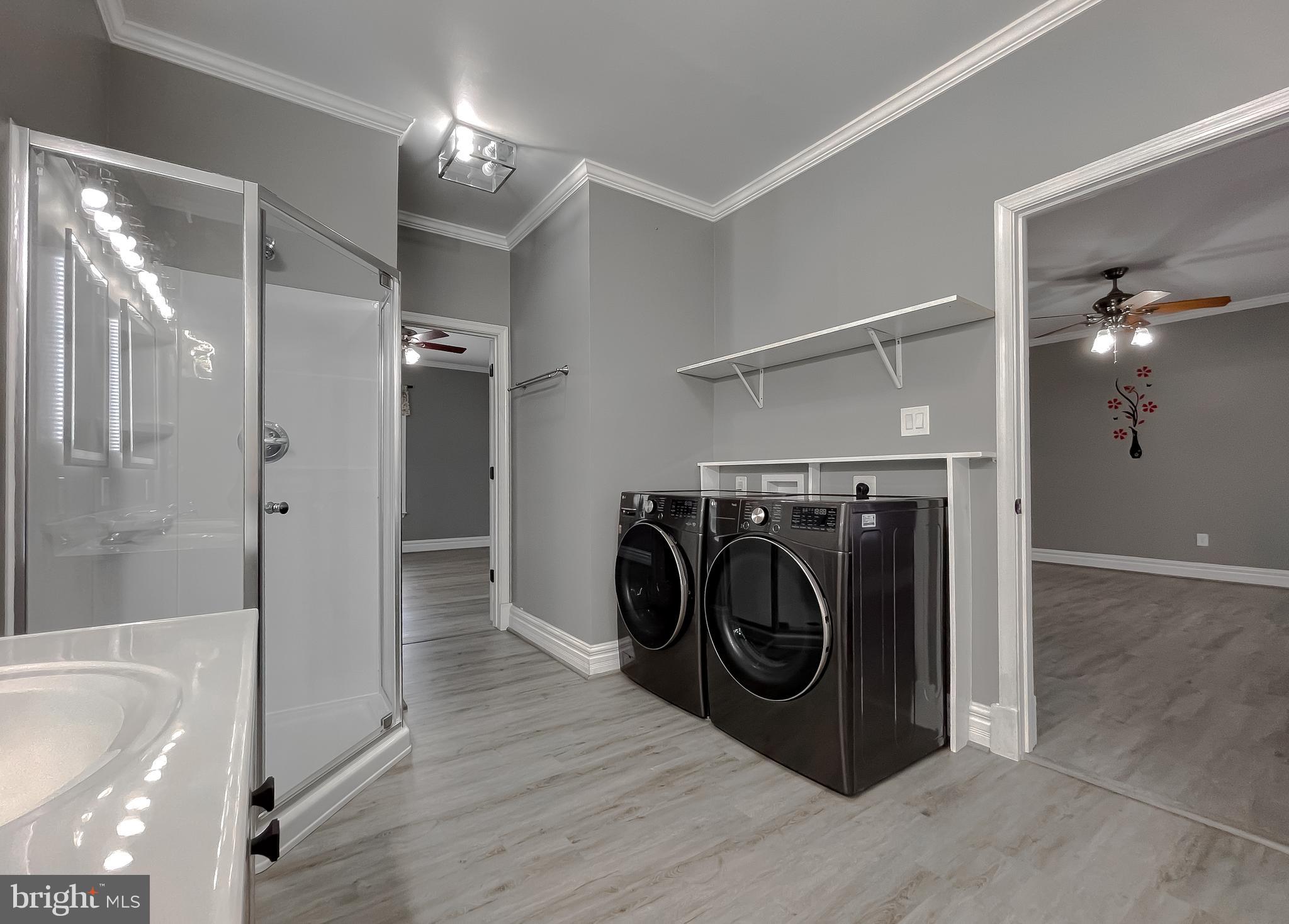 400 Adelina Road Prince Frederick, MD 20678 - Photo 53 of 65 In-law Apartment Bathroom Laundry Room