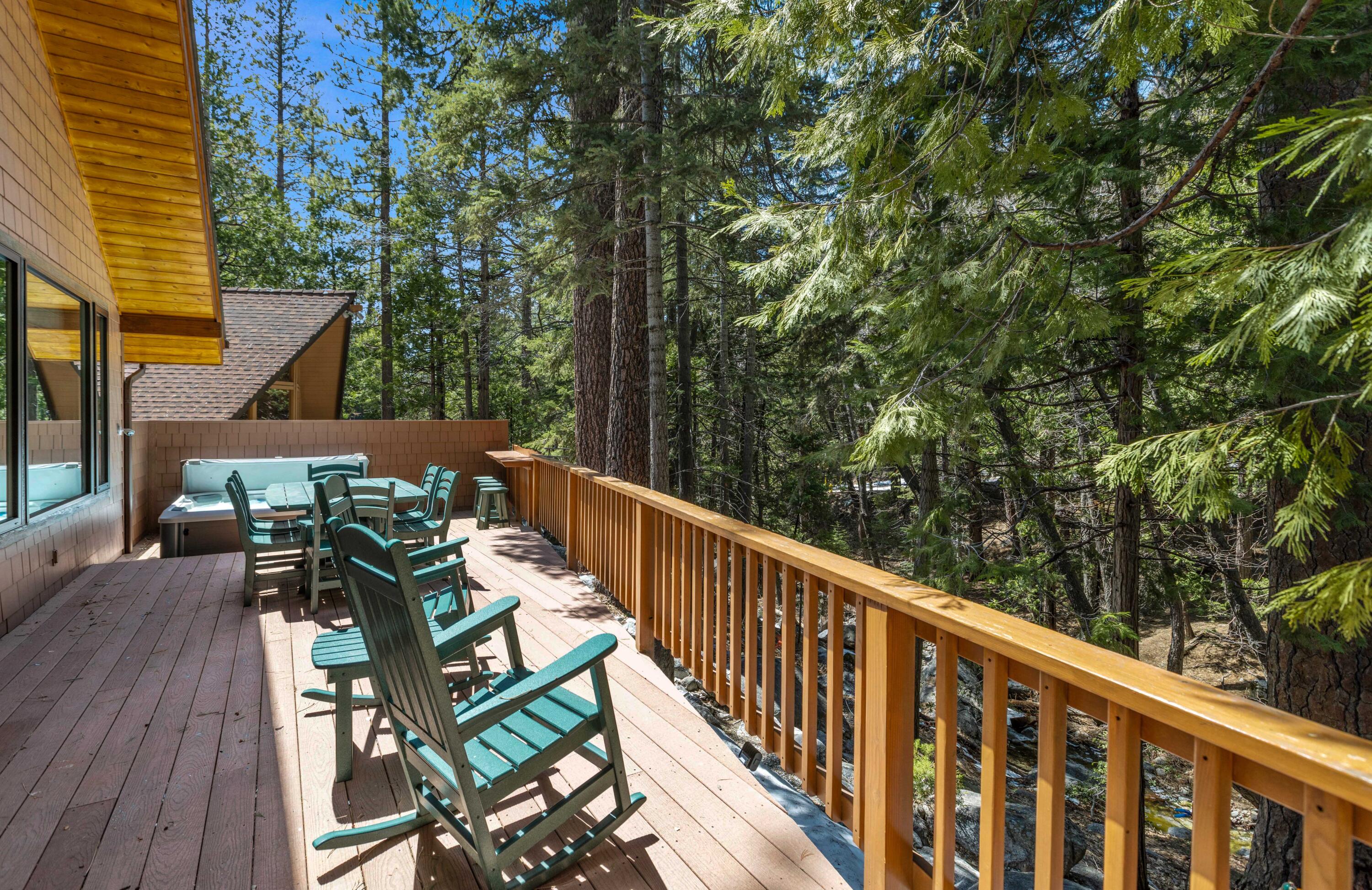 24581 Fern Valley Road Idyllwild, CA 92549 - Photo 37 of 45 a view of balcony with furniture