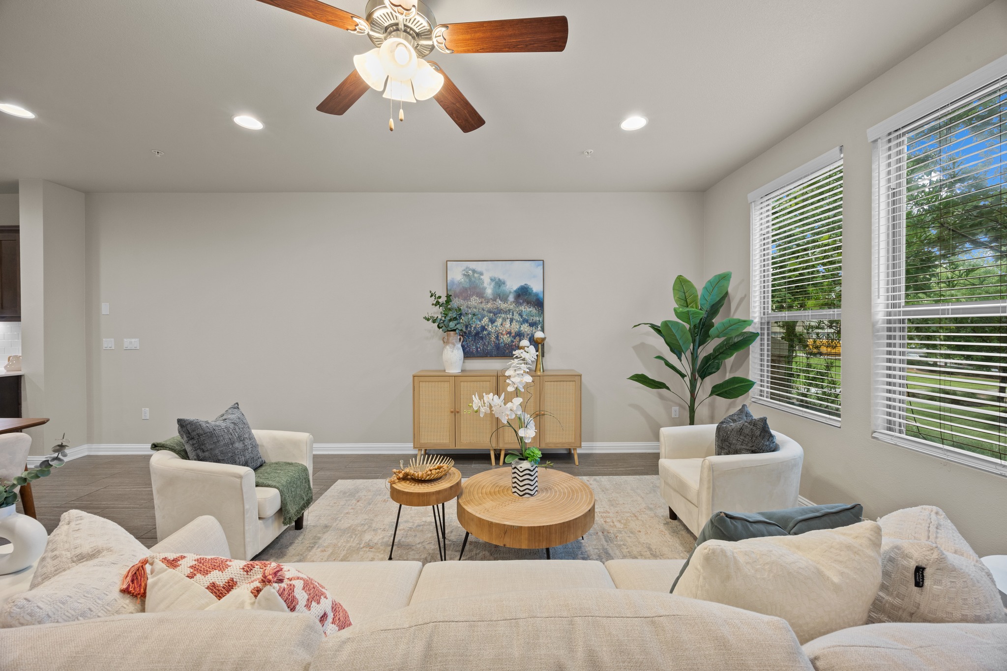 6814 East Riverside Drive, Unit 104 Austin, TX 78741 - Photo 9 of 37 a living room with furniture and a large window