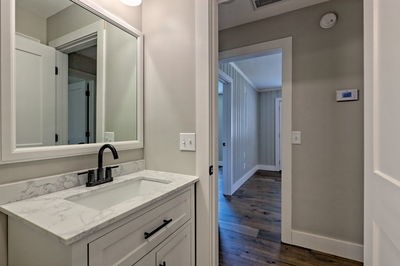 750 Sunnyside Road Hiawassee, GA 30546 - Photo 40 of 46 a bathroom with a sink and a mirror