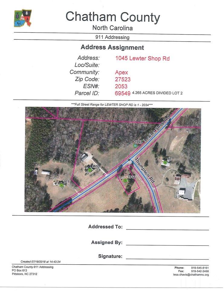 1045 Lewter Shop Road Apex, NC 27523 - Photo 8 of 8 Gallery Image 8