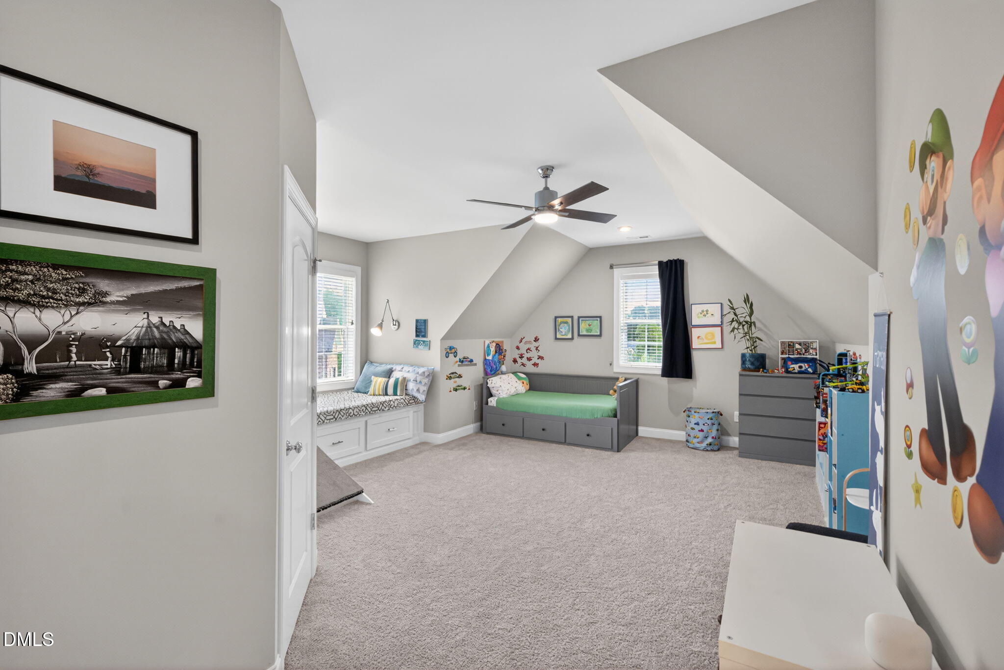 6901 Ray Family Farm Court Raleigh, NC 27613 - Photo 35 of 52 a view of a livingroom with furniture and a ceiling fan