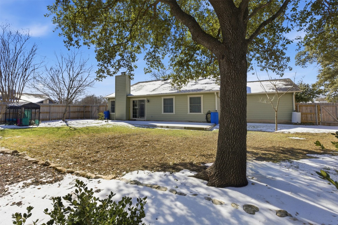 1600 East Messick Loop Round Rock, TX 78681 - Photo 36 of 38 Another view of the back of the home.