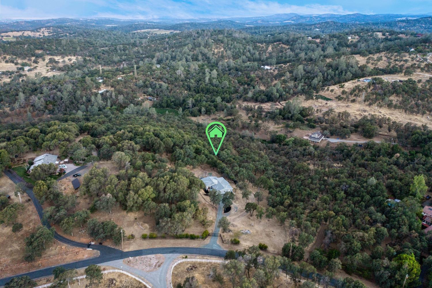 24090 Restive Way Grass Valley, CA 95949 - Photo 68 of 75 an aerial view of a house with a yard