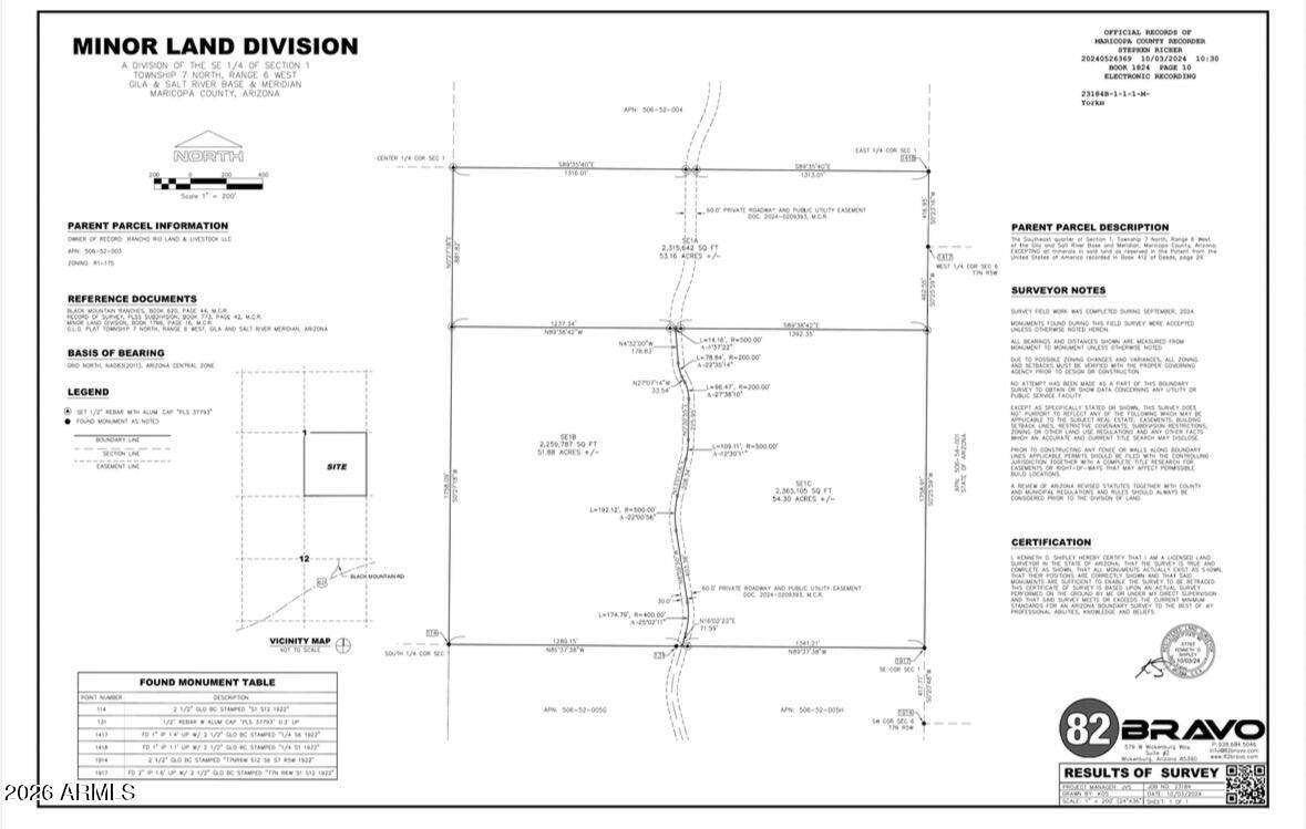 Se1 A Rancho Rio Trail, Unit SE1A Wickenburg, AZ 85390 - Photo 3 of 3 Rancho Rio Estates Plat Photo