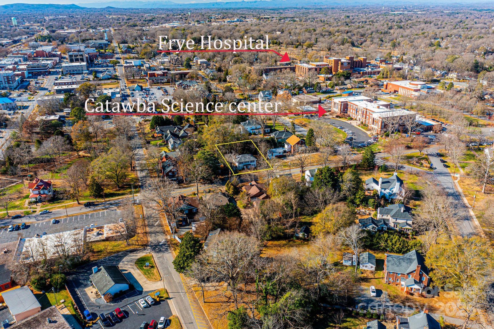 221 3rd Street Northeast Hickory, NC 28601 - Photo 40 of 40 an aerial view of a city