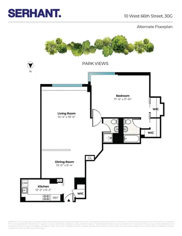 $1,695,000 | 10 West 66th Street, Unit 30G | Upper West Side