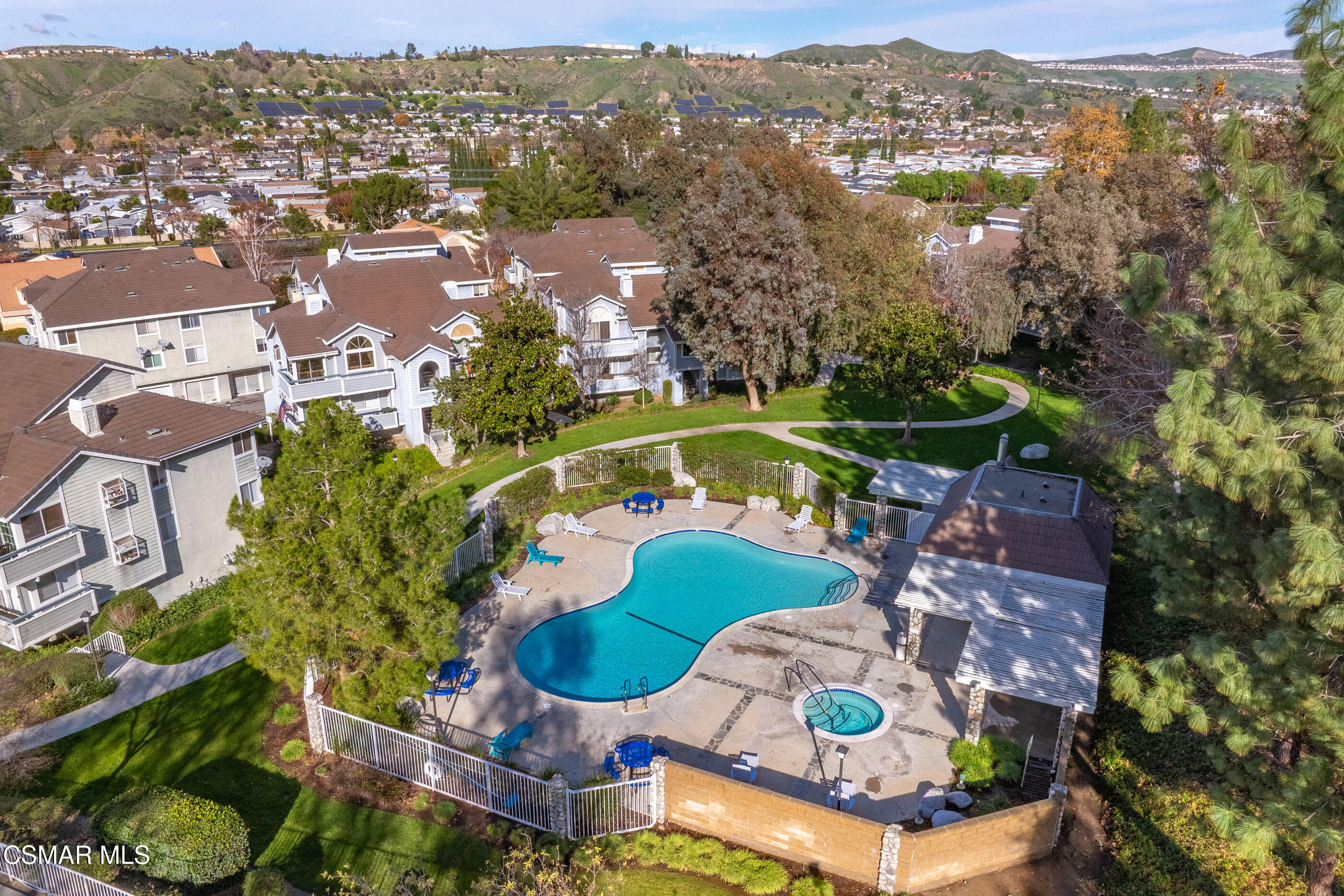 20342 Rue Crevier, Unit 613 Canyon Country, CA 91351 - Photo 32 of 36 an aerial view of multiple house