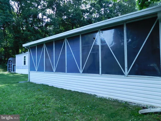 a view of wooden deck
