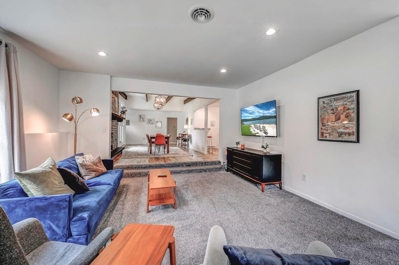 134 Altemose Road Pocono Lake, PA 18347 - Photo 14 of 48 a living room with furniture and a flat screen tv