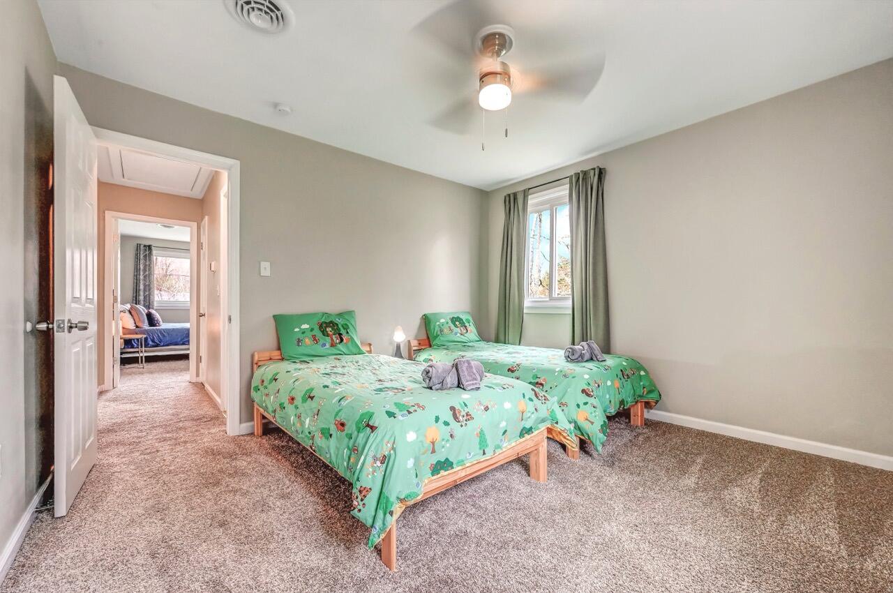 134 Altemose Road Pocono Lake, PA 18347 - Photo 33 of 47 Carpet, Ceiling Fan