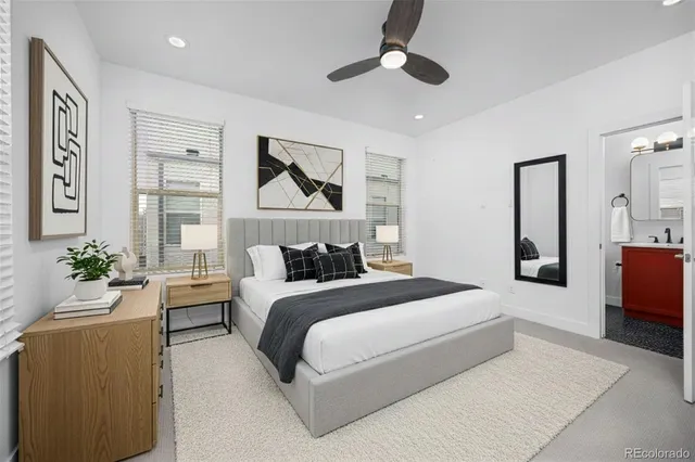 an empty room with a empty space and windows