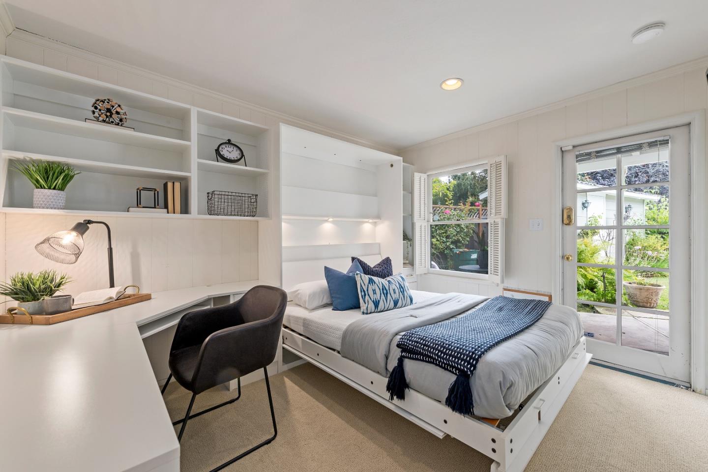 1340 Hillview Drive Menlo Park, CA 94025 - Photo 17 of 29 a bedroom with a bed and a window