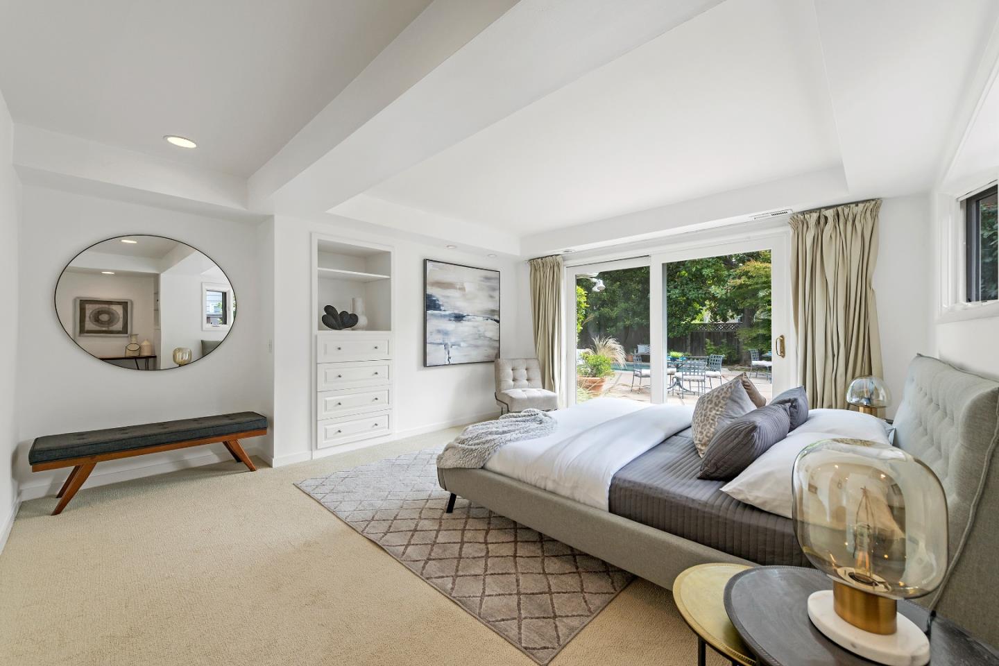 1340 Hillview Drive Menlo Park, CA 94025 - Photo 21 of 29 a living room with furniture and a large window