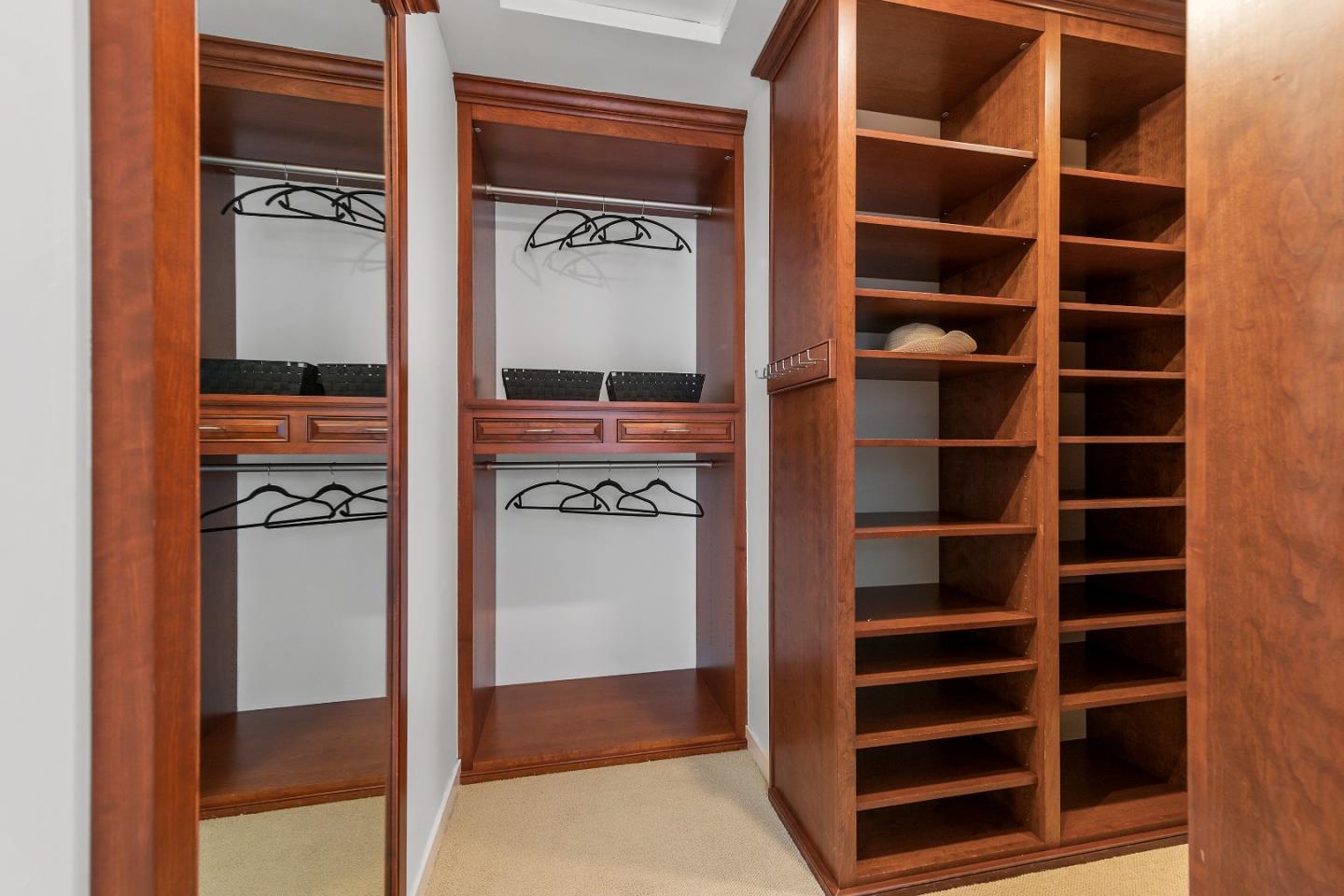 1340 Hillview Drive Menlo Park, CA 94025 - Photo 24 of 29 a view of walk in closet with empty racks