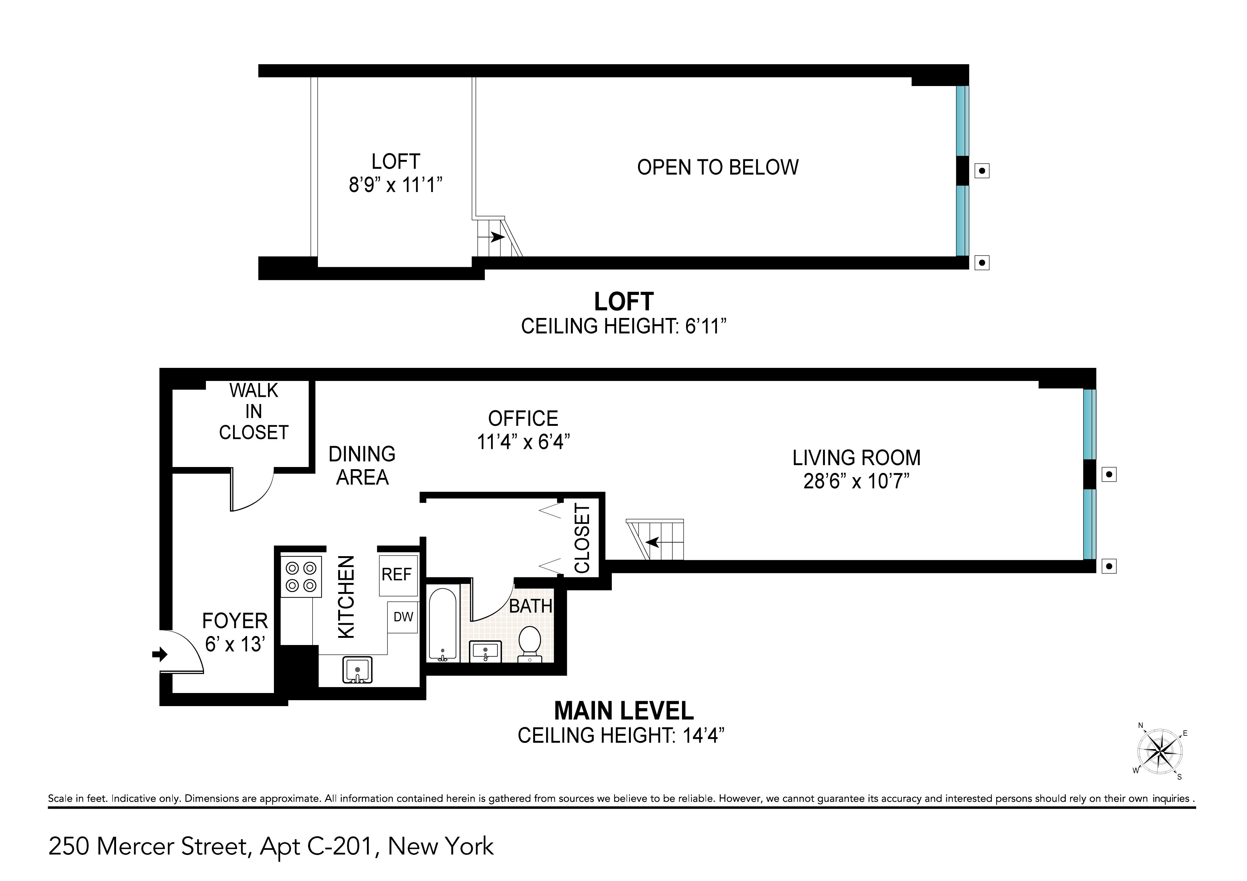 250 Mercer Street, Unit C201 Manhattan, NY 10012 - Photo 11 of 12