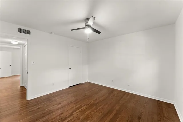 wooden floor in an empty room