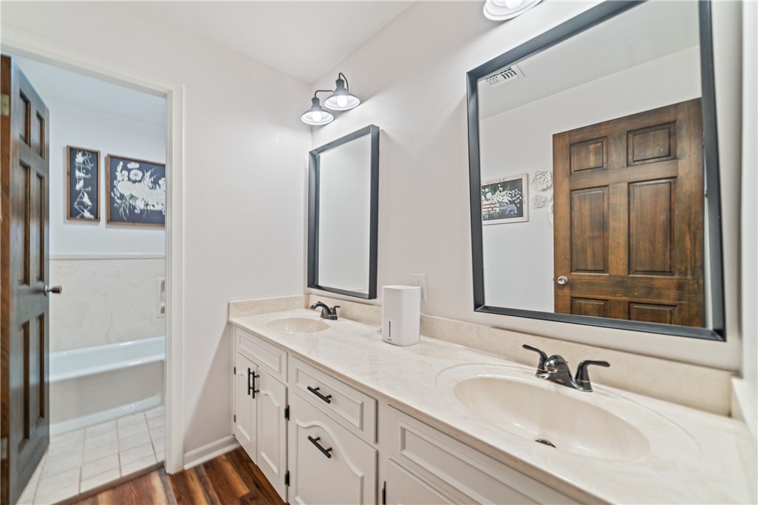501 South County Road 1140 Riviera, TX 78379 - Photo 26 of 40 One of two upstairs bathrooms featuring a double-s