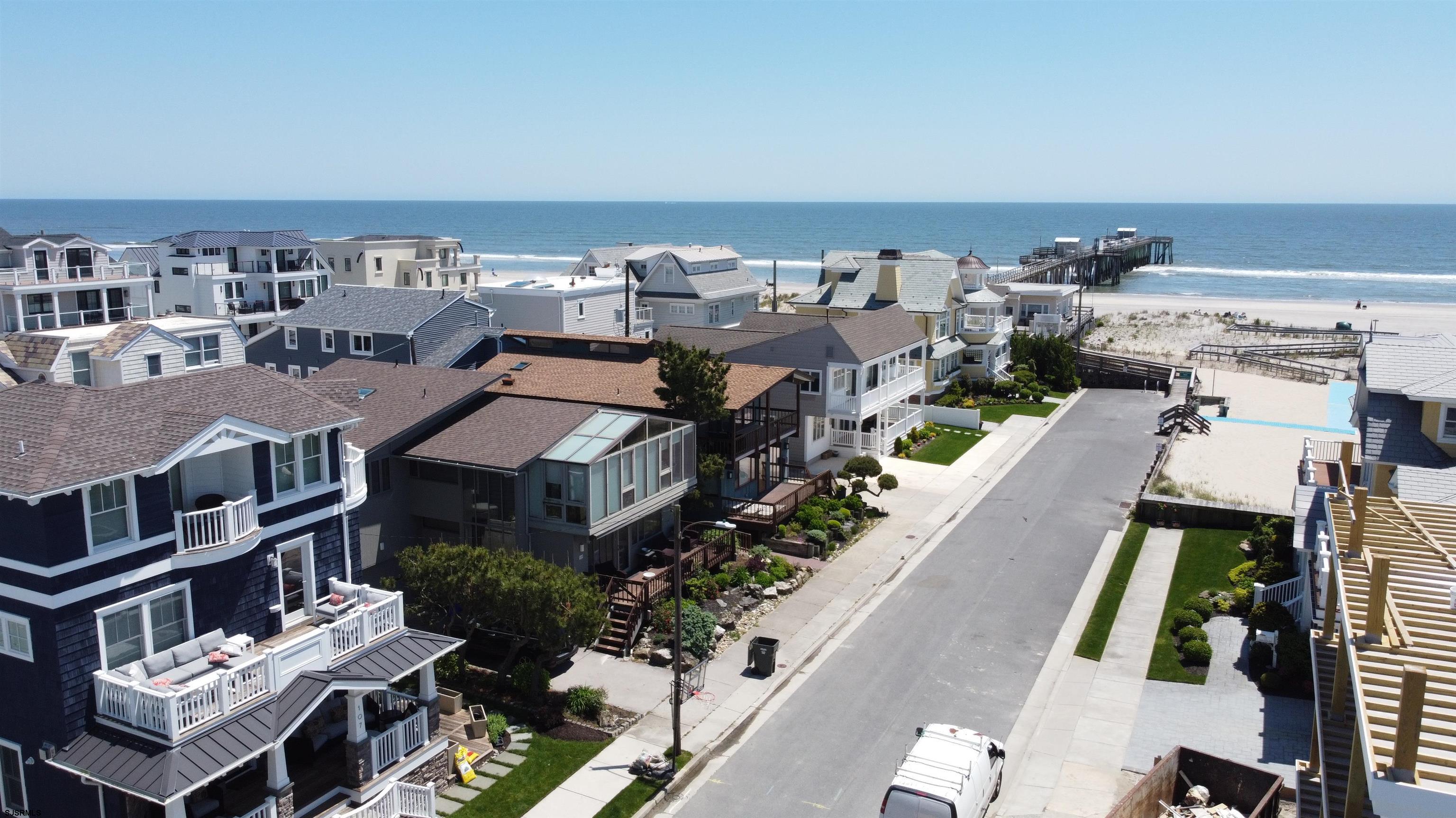 108 South Exeter Avenue Margate City, NJ 08402 - Photo 19 of 42 an aerial view of a house with a swimming pool