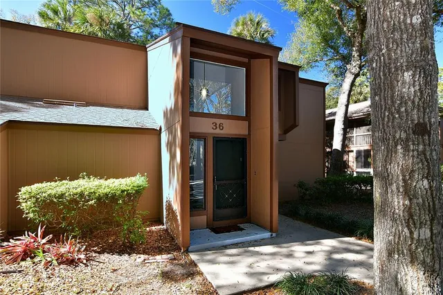 a view of a entryway door of the house