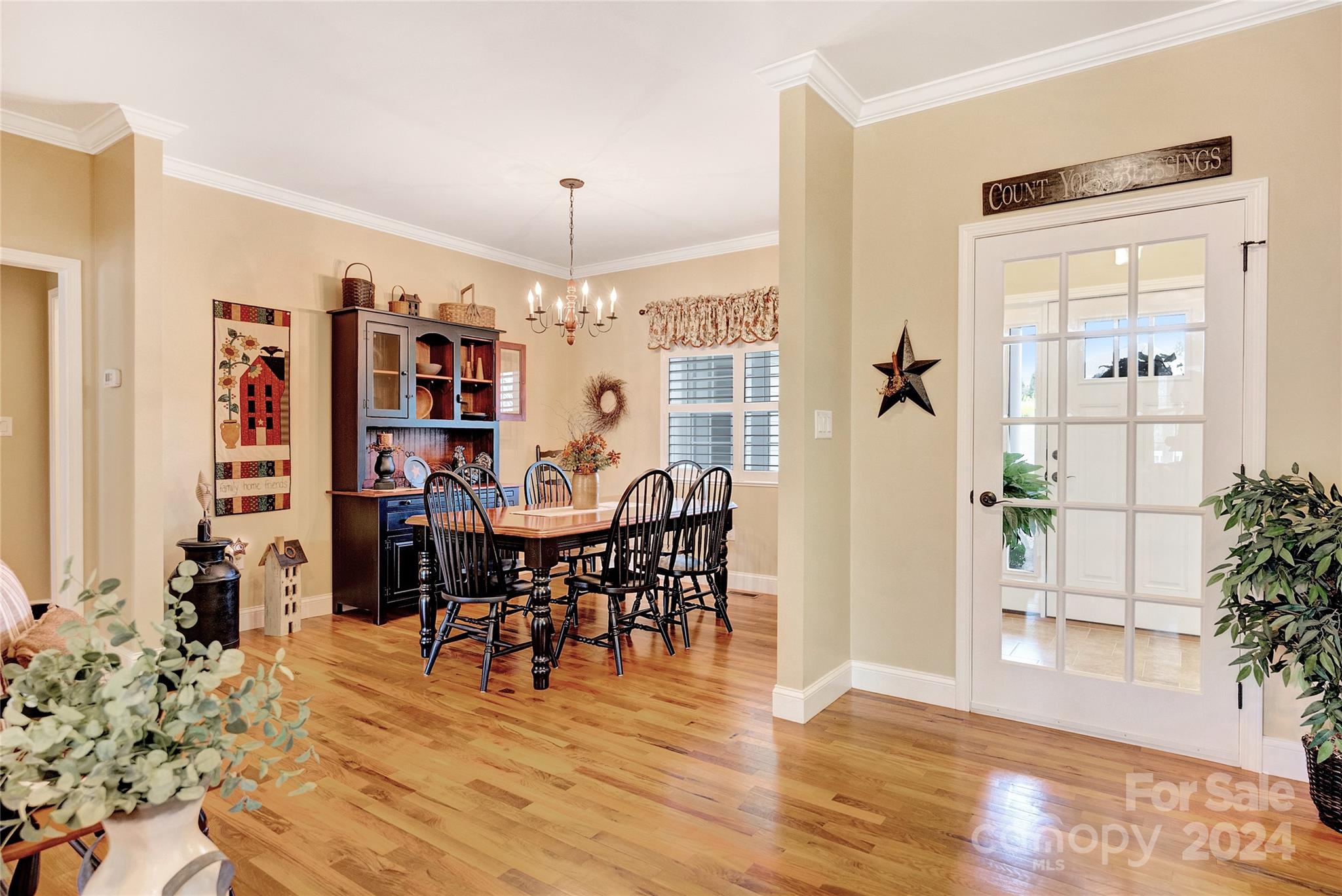 29 Willow Bend Candler, NC 28715 - Photo 19 of 45 a view of a dining room with furniture and wooden floor