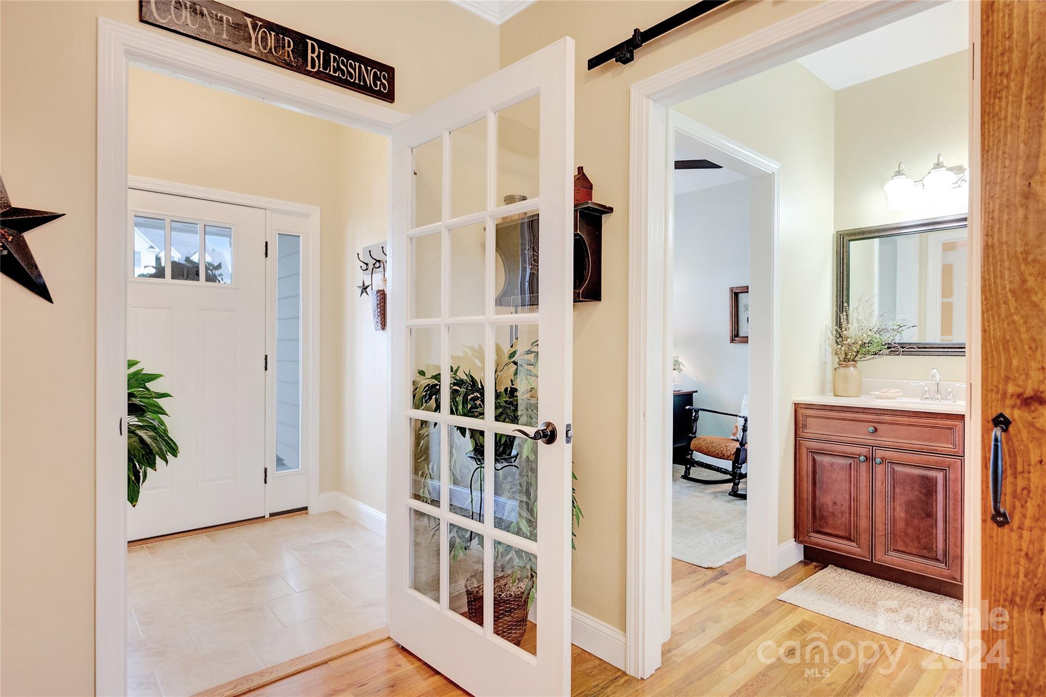 29 Willow Bend Candler, NC 28715 - Photo 8 of 45 a view of kitchen with furniture and wooden floor