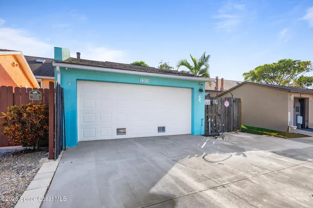 a backyard of a house