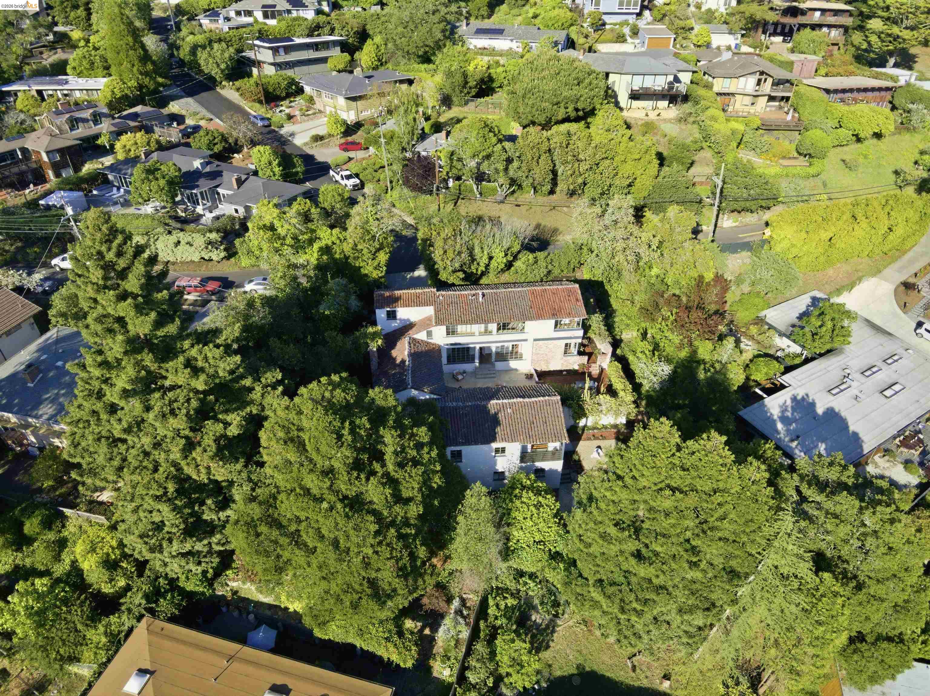 44 Highgate Road Kensington, CA 94707 - Photo 67 of 83 an aerial view of a house with a yard