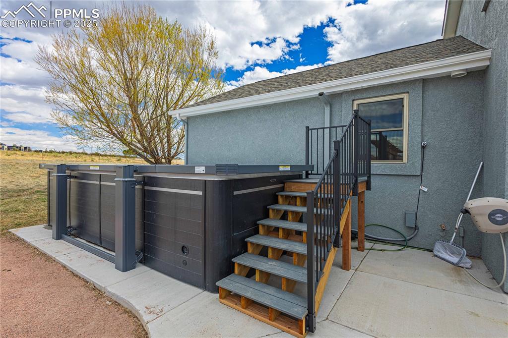 545 Struthers Loop Colorado Springs, CO 80921 - Photo 46 of 48 a view of backyard with a washer and dryer