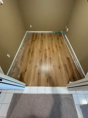 a view of wooden floor