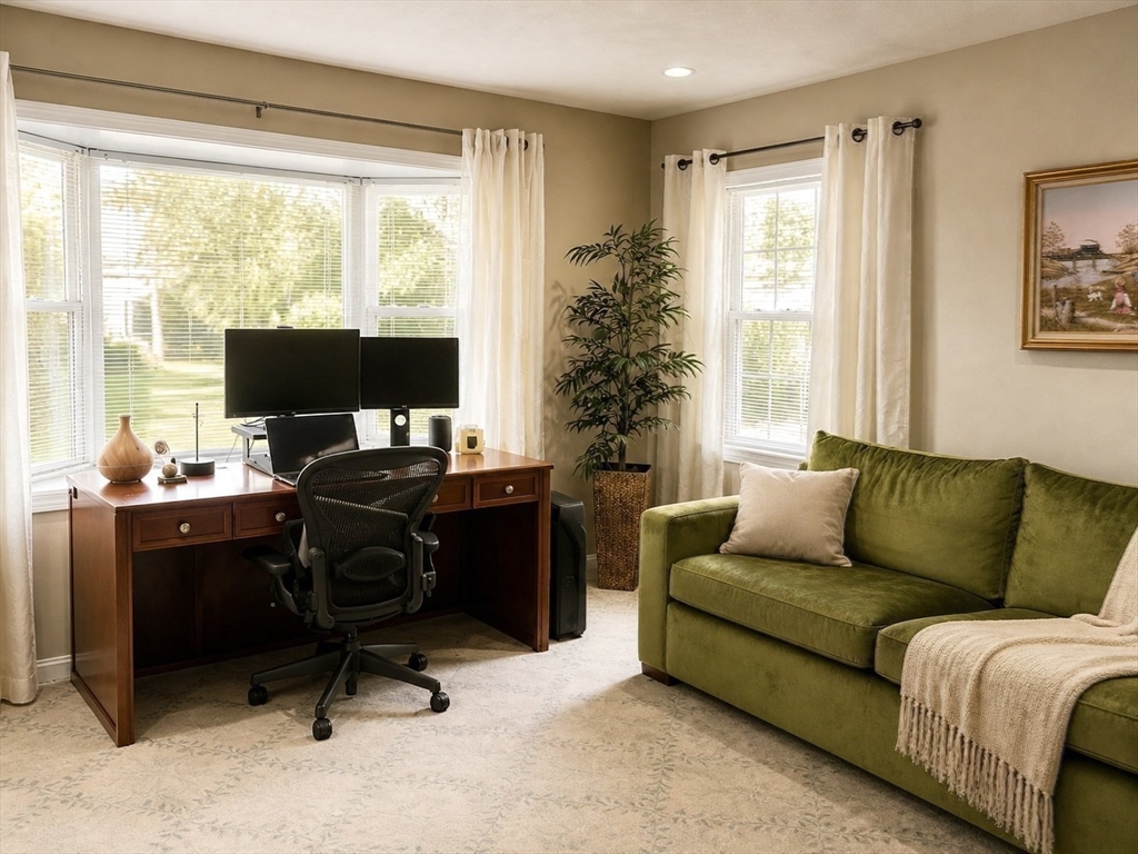 5 Rebecca Road Newton, MA 02465 - Photo 28 of 42 a view of a livingroom with workspace and a window
