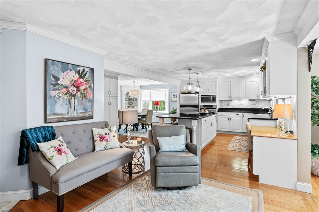 9 Sagamore Road Ipswich, MA 01938 - Photo 13 of 42 a living room with furniture and kitchen view