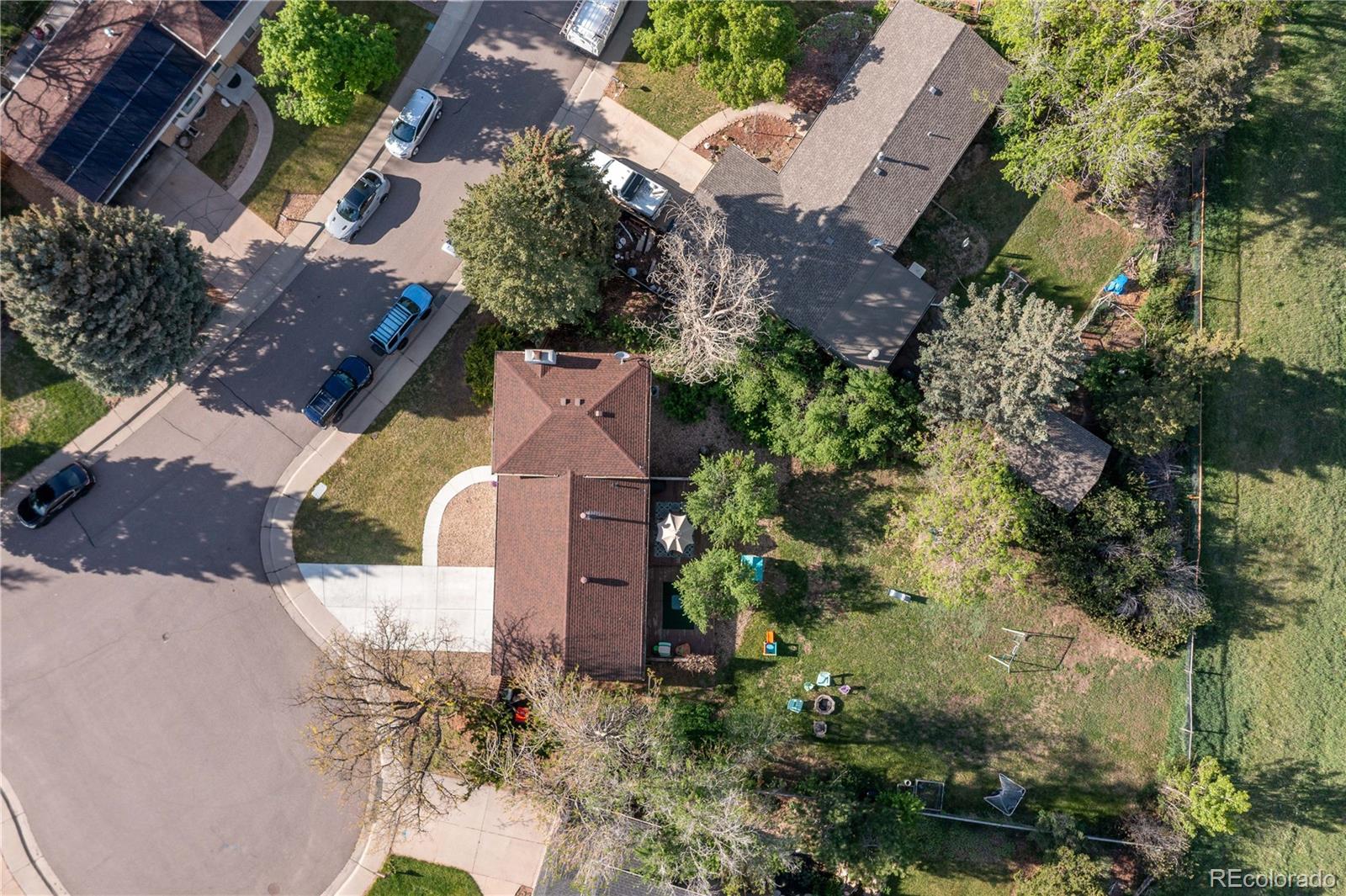 4374 East Peakview Circle Centennial, CO 80121 - Photo 41 of 45 an aerial view of a house