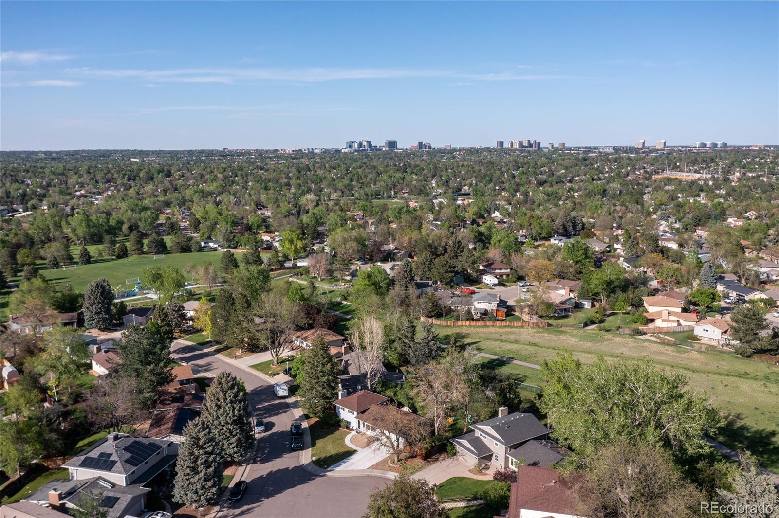 4374 East Peakview Circle Centennial, CO 80121 - Photo 43 of 45 an aerial view of multiple house