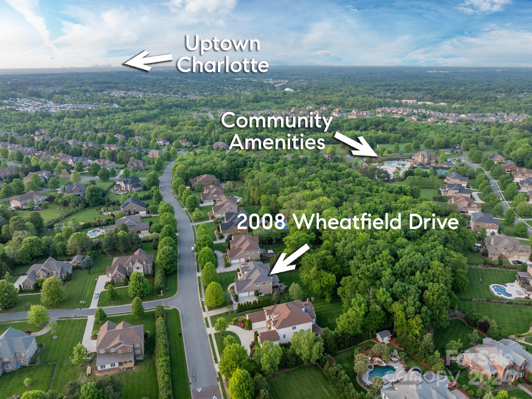 2008 Wheat Field Drive Marvin, NC 28173 - Photo 45 of 48 a sign that is sitting on a wall