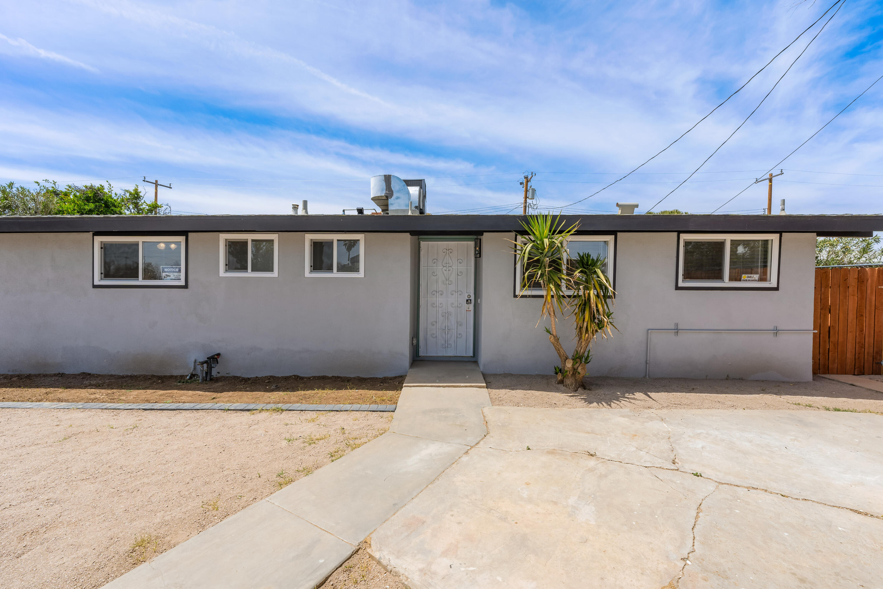 15593 M Street Mojave, CA 93501 - Photo 46 of 53 a view of a house with backyard
