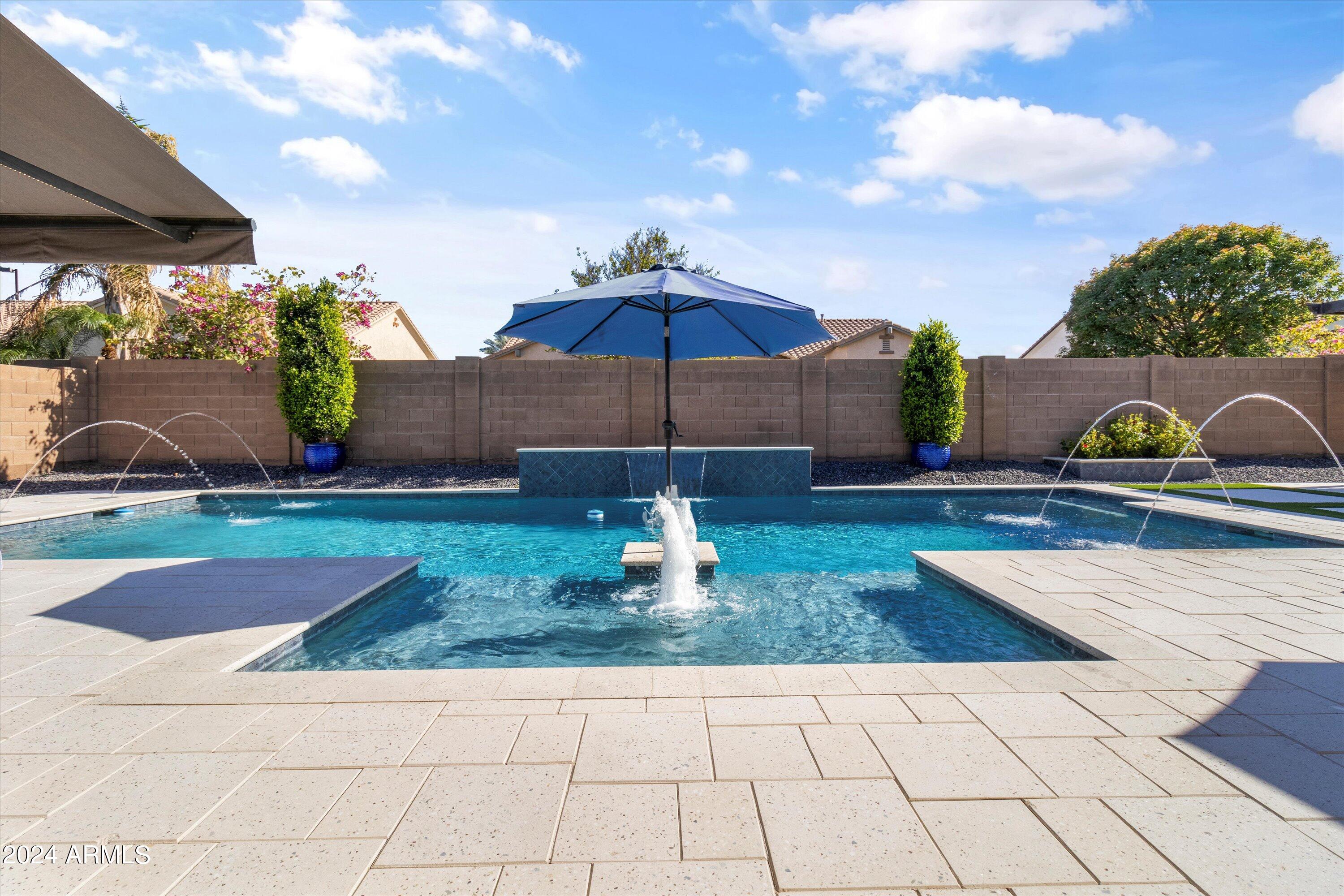 3075 East Warbler Road Gilbert, AZ 85297 - Photo 33 of 45 View of Pool from Slider