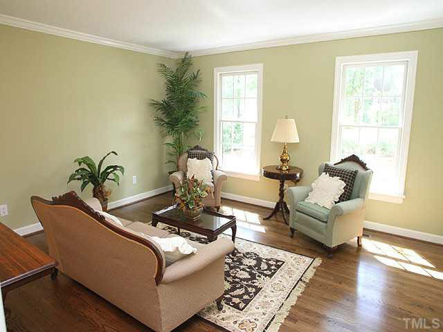 5024 Trail Ridge Drive Raleigh, NC 27613 - Photo 5 of 25 Lovely living room w/lovely hardwood floors Living Room