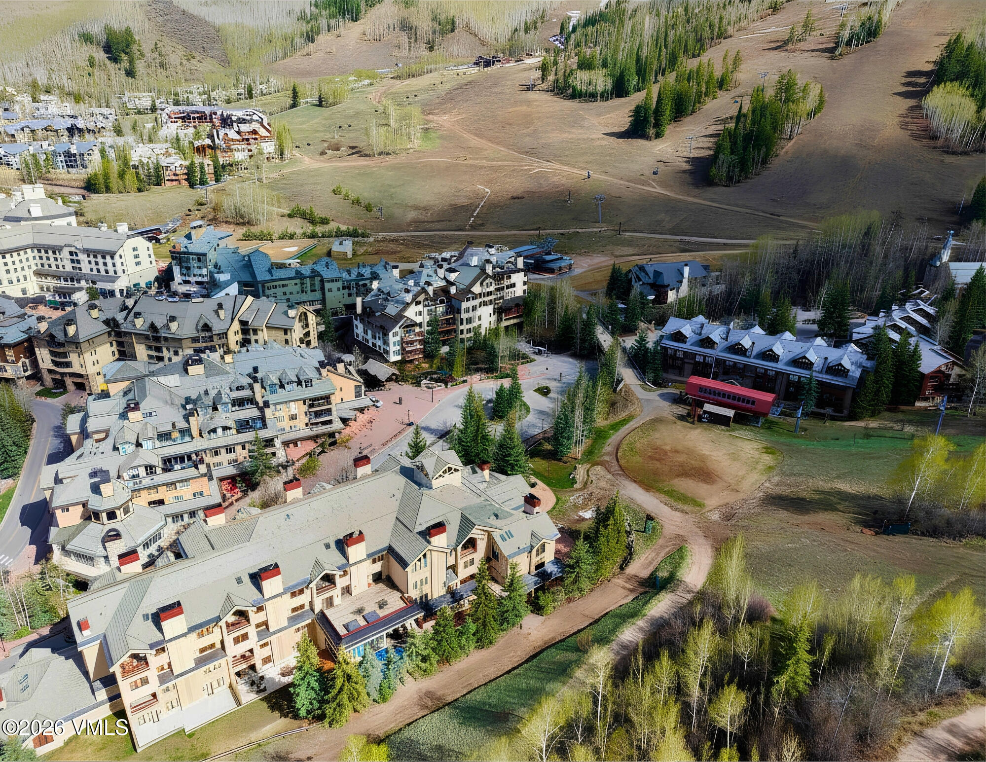 1280 Village Road, Unit 305 Beaver Creek, CO 81620 - Photo 24 of 25 Strawberry Park Aerial 2