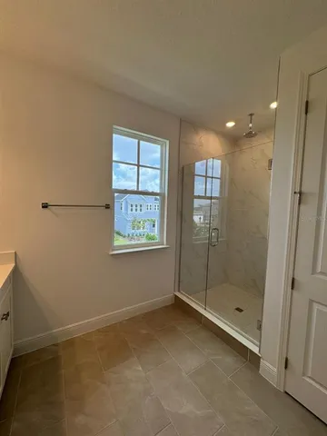 a house view with a backyard space