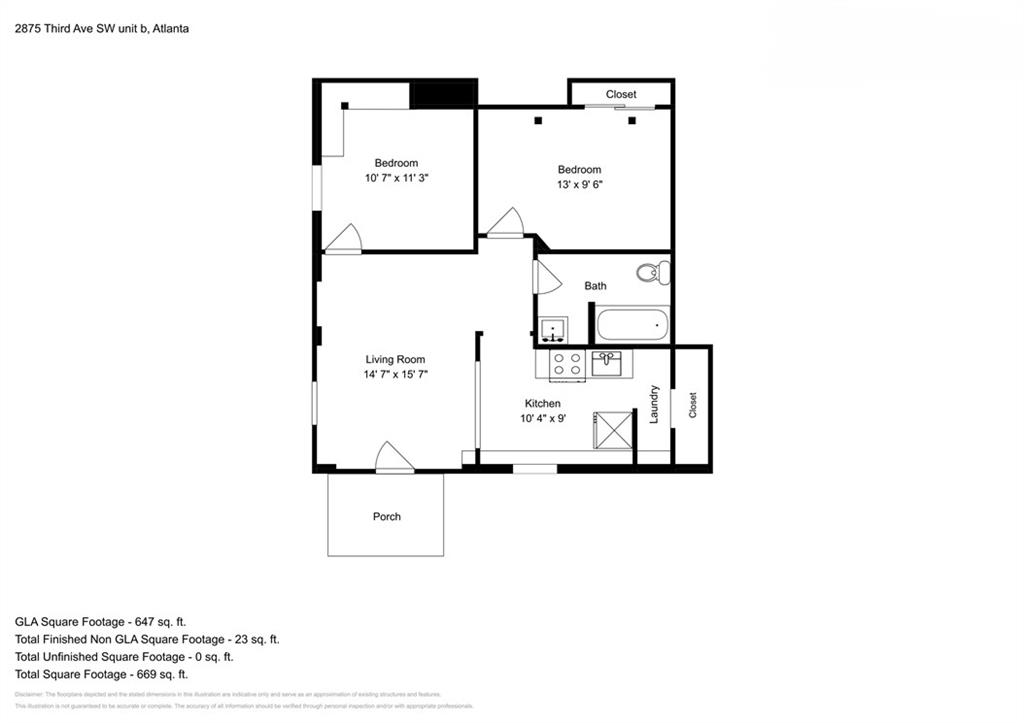 2875 3rd Avenue Southwest, Unit B Atlanta, GA 30315 - Photo 20 of 20 a picture of a wall with a white wall and a painting