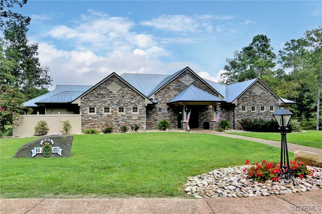 3352 Morning Mist Lane Toano, VA 23168 - Photo 19 of 21 a front view of a house with garden