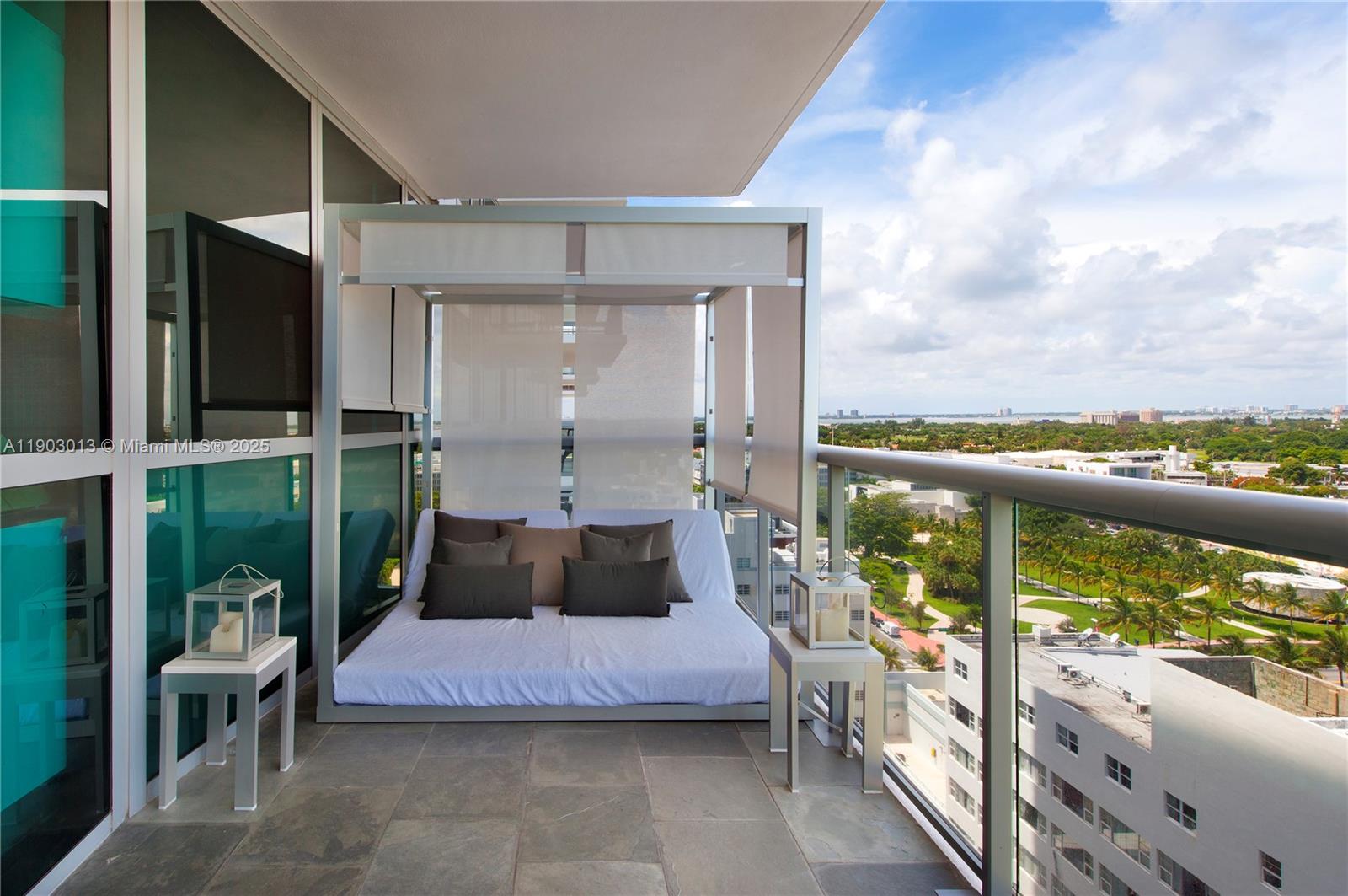 101 20th Street, Unit 1907 Miami Beach, FL 33139 - Photo 6 of 14 a bedroom with furniture and large window