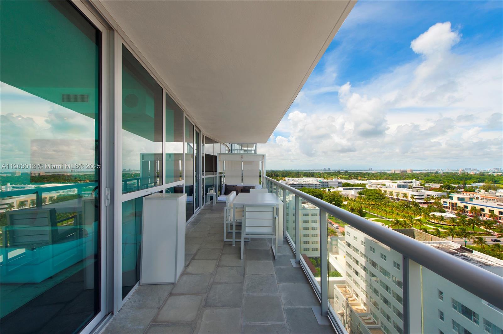 101 20th Street, Unit 1907 Miami Beach, FL 33139 - Photo 7 of 14 a view of balcony with furniture