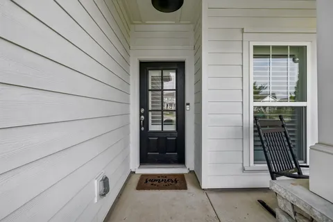 a view of front door