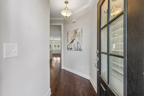 wooden floor in a gallery